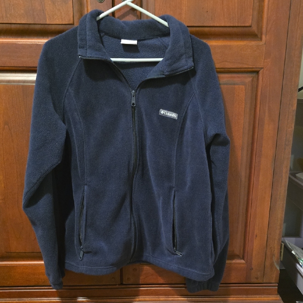 Women's Columbia Dark Blue Fleece Jacket